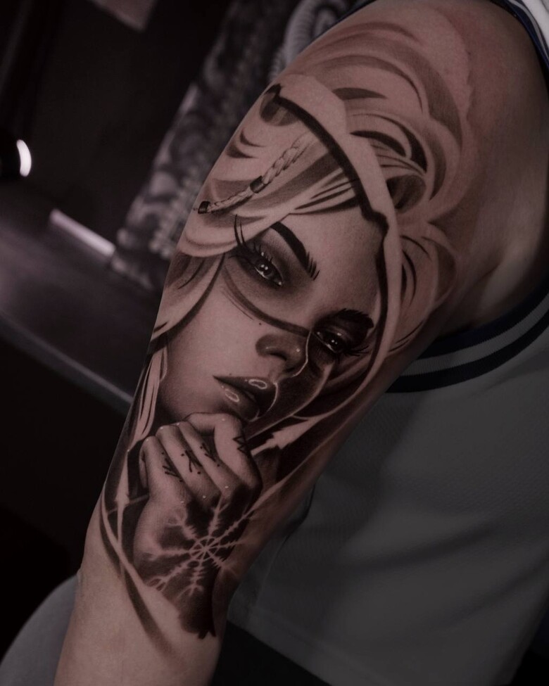 Тату мастер Станислав Абдюшев